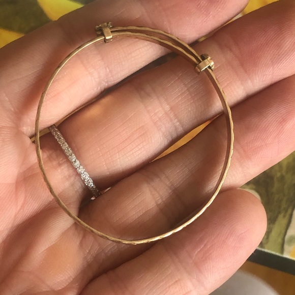 Adorable vintage 12kt gold adjustable bracelet - Picture 10 of 10